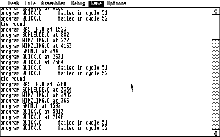 Corewars atari screenshot